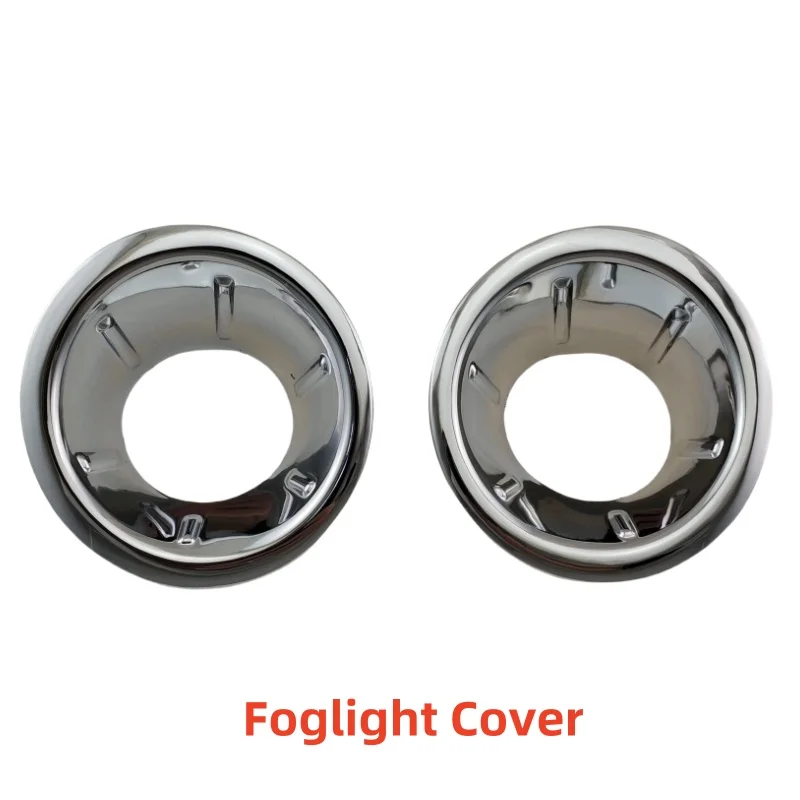 For Nissan Frontier Navara D40 2007-2014 Front Fog Lamp Cover Trim ABS Chrome Plated Paste Style Car Accessory