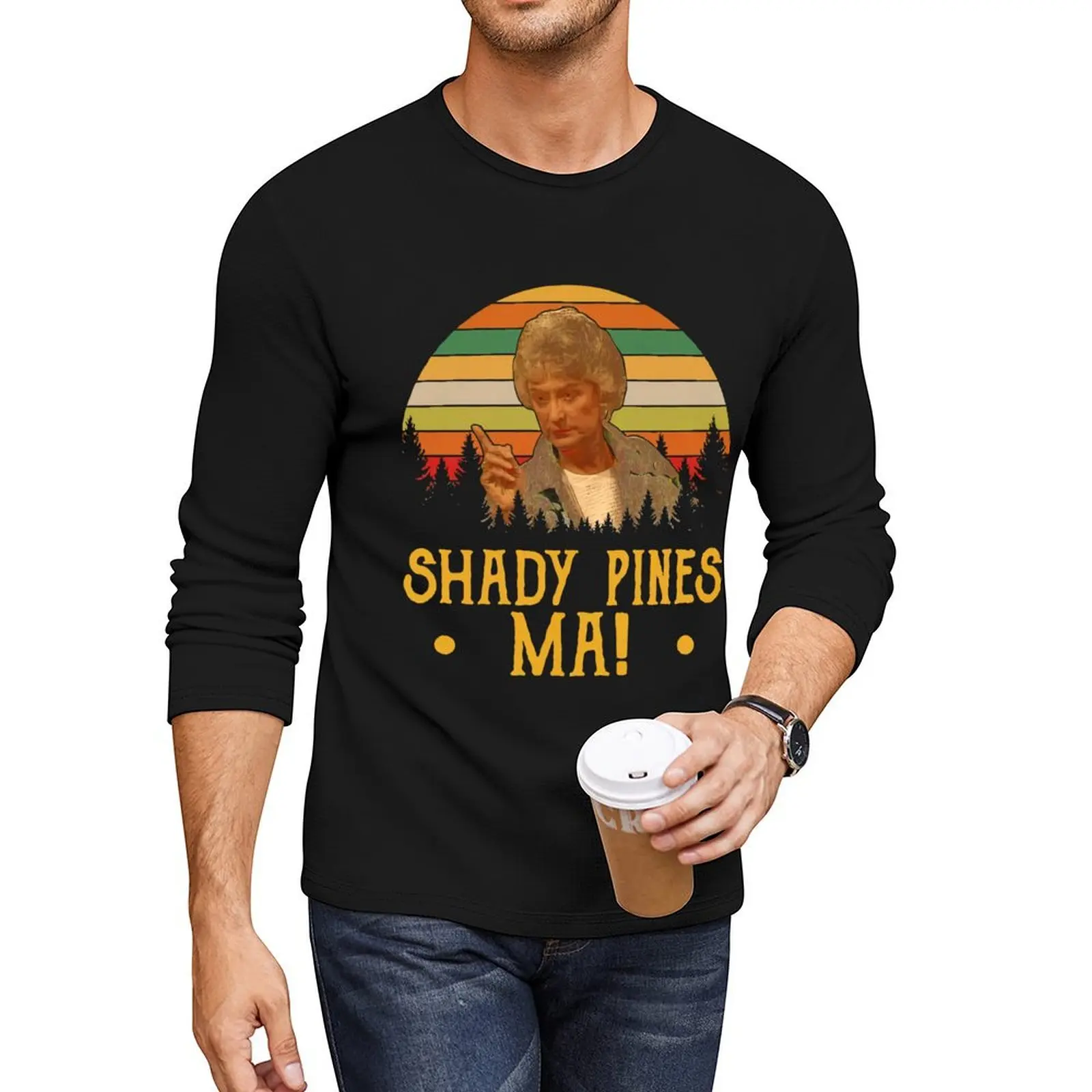 

Shady Pines Ma Long T-Shirt black t shirts black t shirt shirts graphic tees mens graphic t-shirts anime