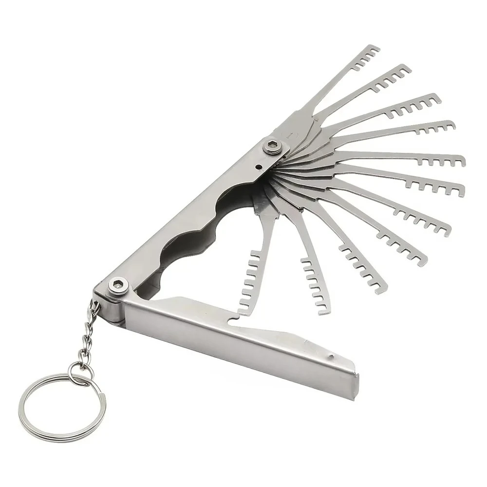 

11pcs Folding Tri-Circle Civil Lock All-Steel Tool Set for Locksmith Supplies Repair Tools