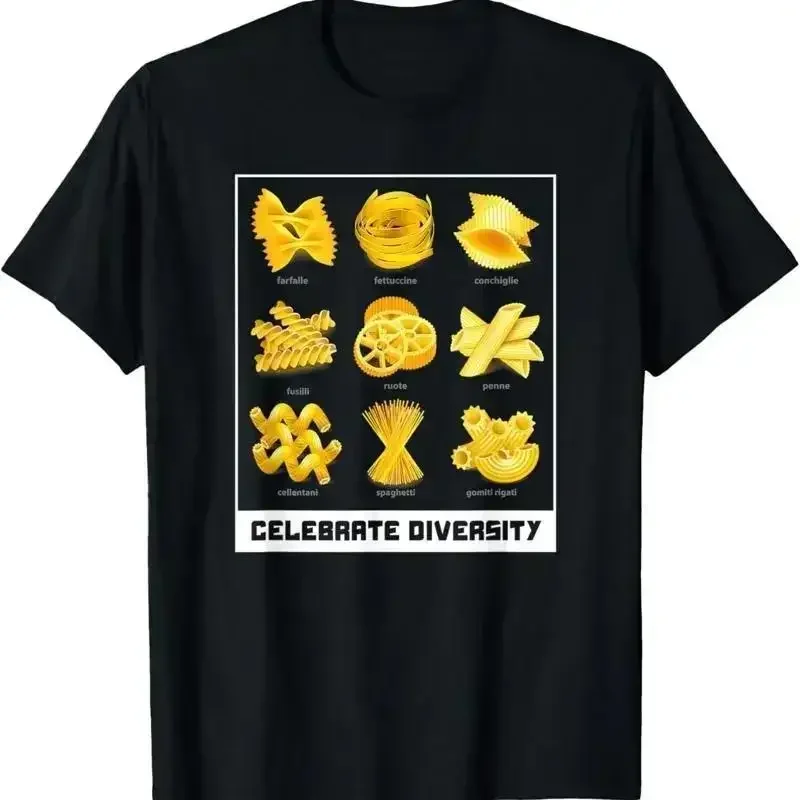Celebrate Diversity Pasta Lovers T Shirt