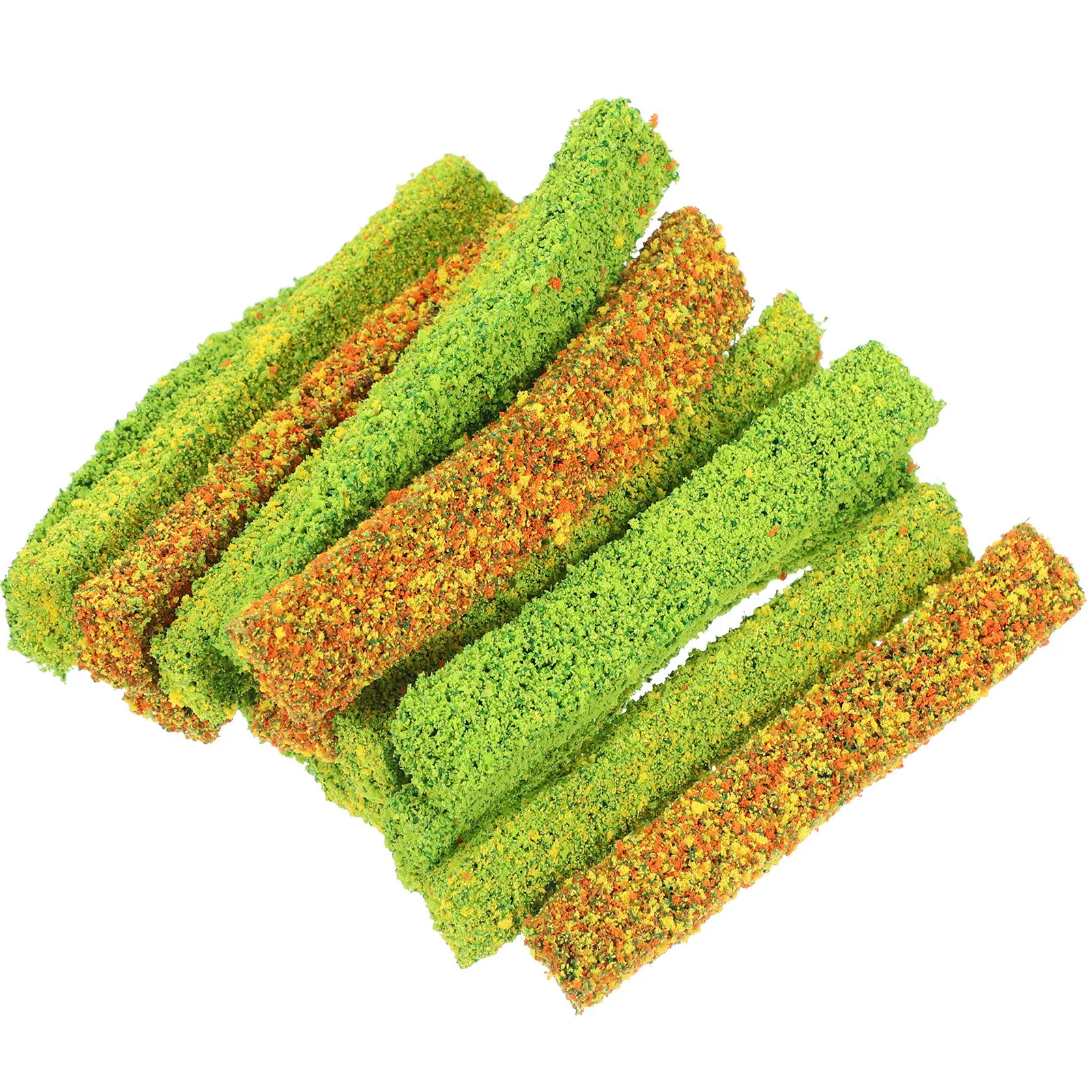 

15Pcs Fake Shrub Decor Simulation Landscape Bush Cluster for Micro Garden Railway Miniature Vegetation Group Artificial Shrub