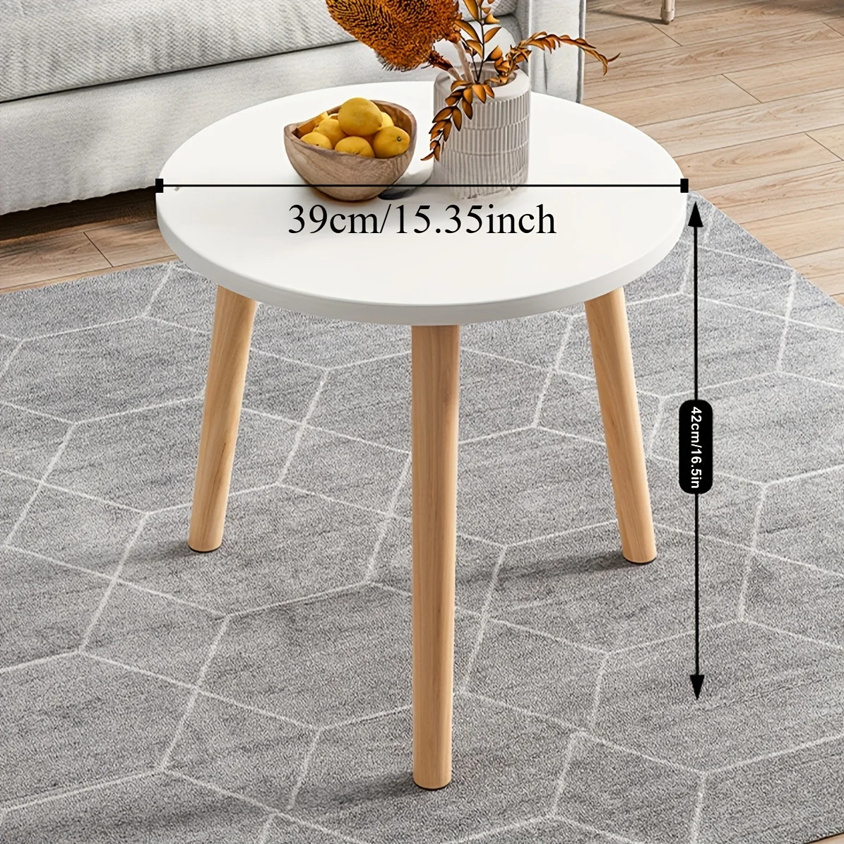 Sofa Side Table Mini Coffee Table Corner Table Small Round Tables Living Room Simple Moving Side Desk Bedside Small Mesa Mobile image 6