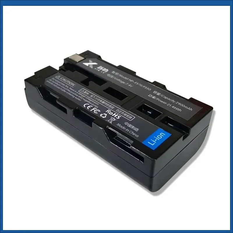 NP-F550 2900mAh Camera Battery for Sony NP-F330 NP-F530 NP-F550 NP-F570 NP-F730 NP-F750 Sony HDR DCR HXR PXW Series