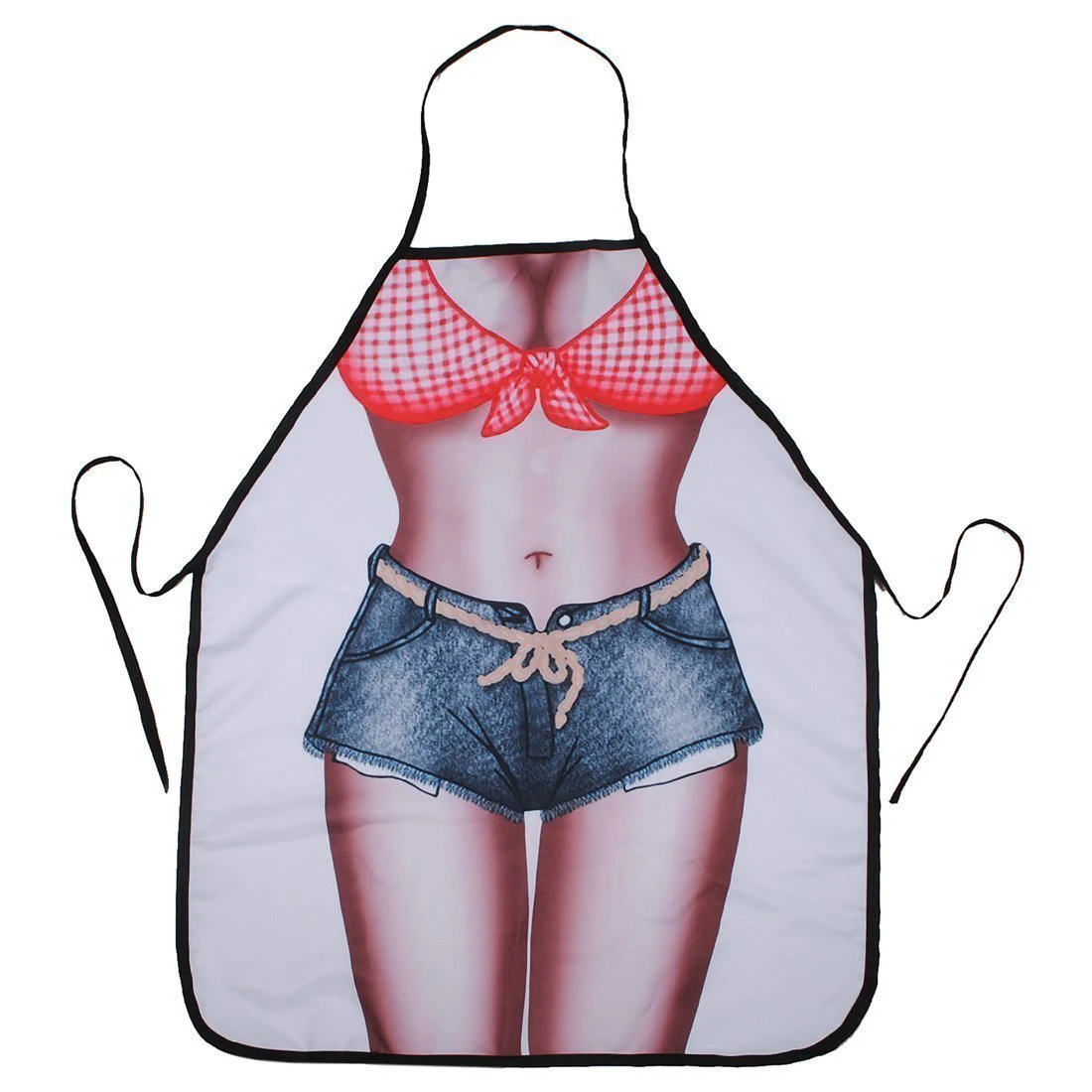 Bikini & Shorts Sexy Kitchen Apron Funny Creative Cooking Aprons for Women Ladies Girlfriend Christmas Gifts