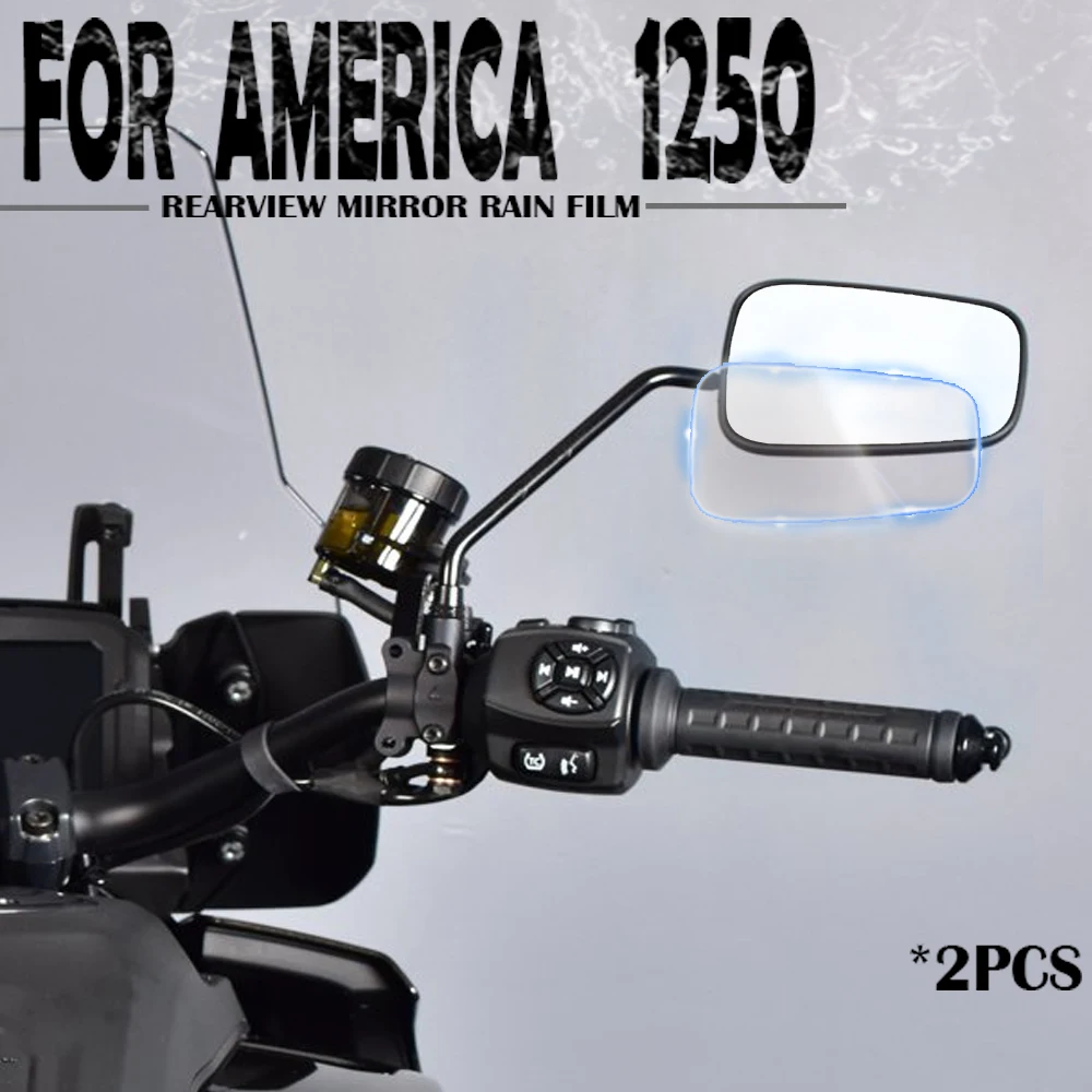 

For PAN AMERICA 1250 motorcycle accessories rearview mirror rainproof film HD scratch-proof and dust-proof