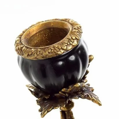 ホームデコレーション ヴィンテージ アメリカン パーティーデコレーション、キャンドルホルダー 新しい高級鳥型セラミックキャンドルホルダーセット メタル