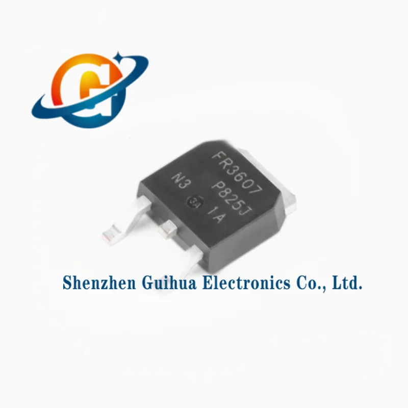 10 pieces of brand new original IRFR3607 FR3607 80A/75V N-channel MOSFET field-effect transistor TO-252 SMD