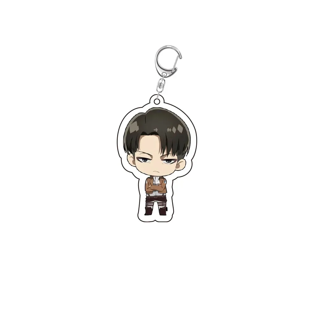 

Game Shingeki No Kyojin/Attack on Titan Levi Ackerman Eren Jaeger Cosplay Acrylic Keychain Pendant Ambitus Anime