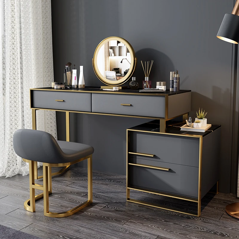 

Modern Furniture Beauty Salon Treasure Chest Storage Organizer Dressing Table Cheap Makeup Vanity Desk Shoe Maquillaje Dresser