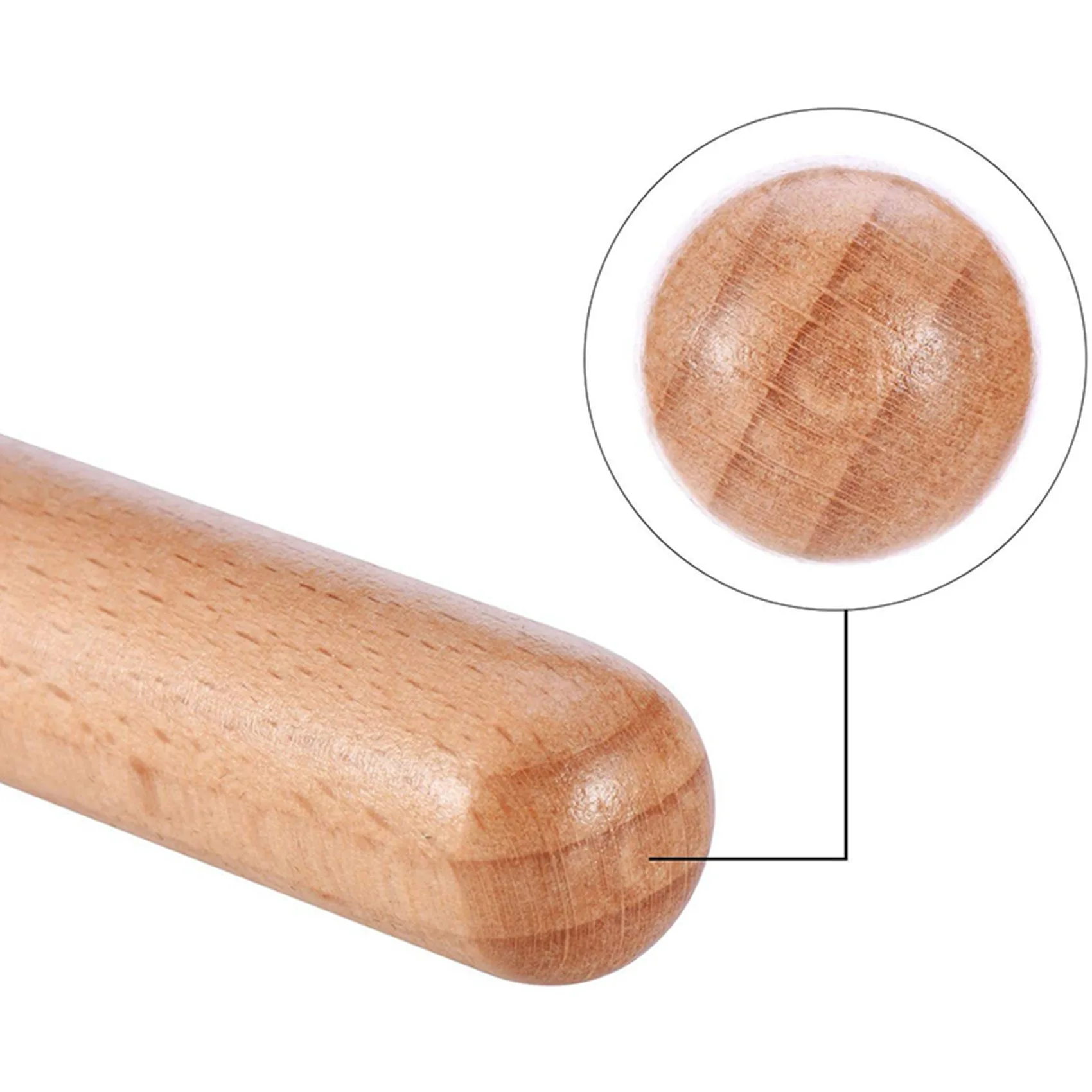 Oferta Relámpago - 40 Pares de Claves Clásicas de Madera, Instrumento Musical de Percusión, Palos de Ritmo de Madera Natural, Re