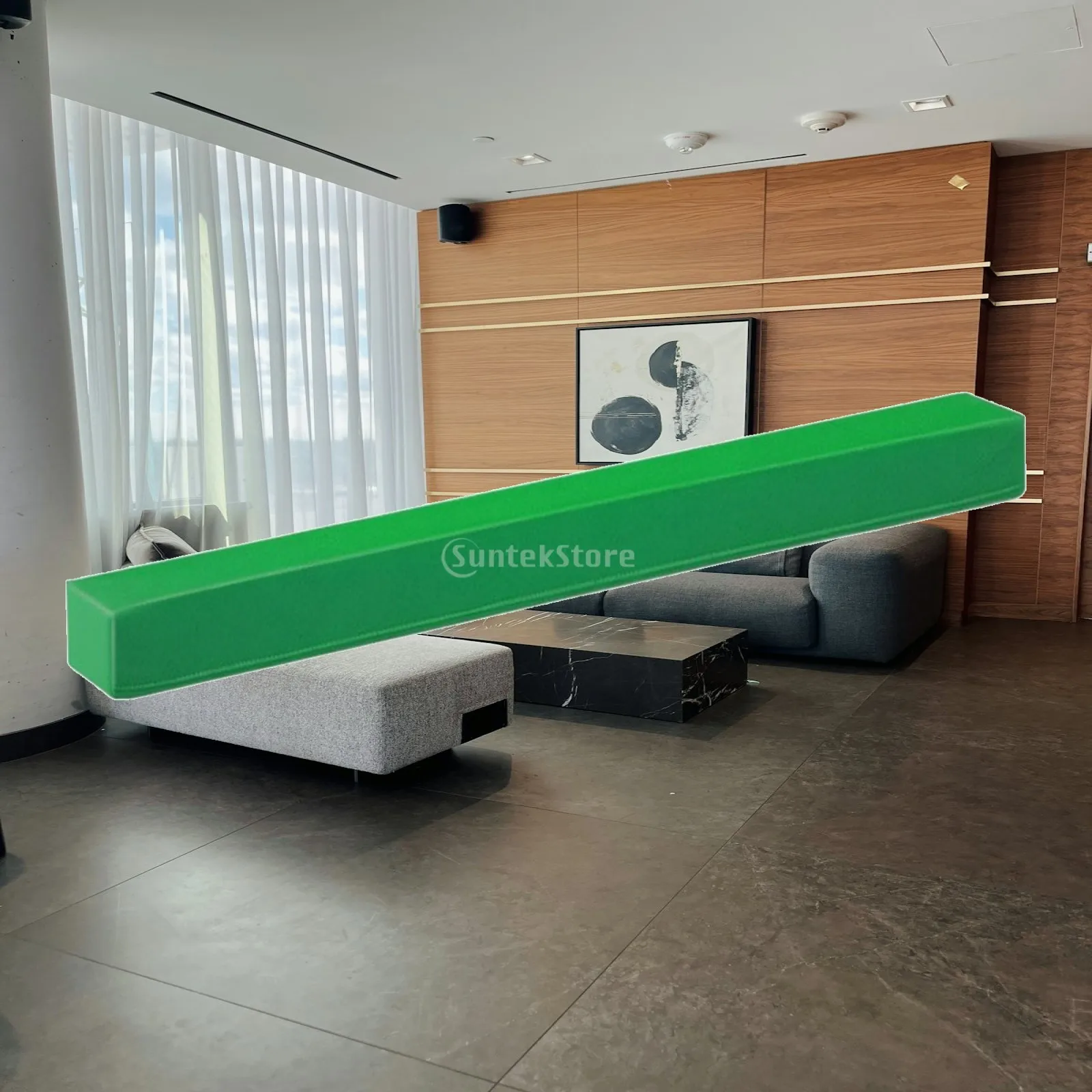 Padded Flexible Bar Beam | PVC Mesh Cover Low-Profile Design, Foam Balance Beam, for Gymnastics Training