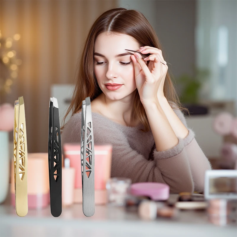 

1Pcs Professional Tweezers - Perfect For Eyebrow Hair Removal, Splinter & Ingrown Hair Removal & For Men & Wome