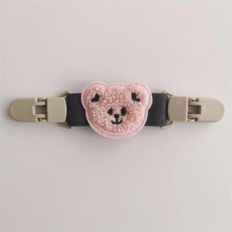 Toddler To Child Elasticated Overalls Clip with Bear Pattern Kids Overall Clip 425F