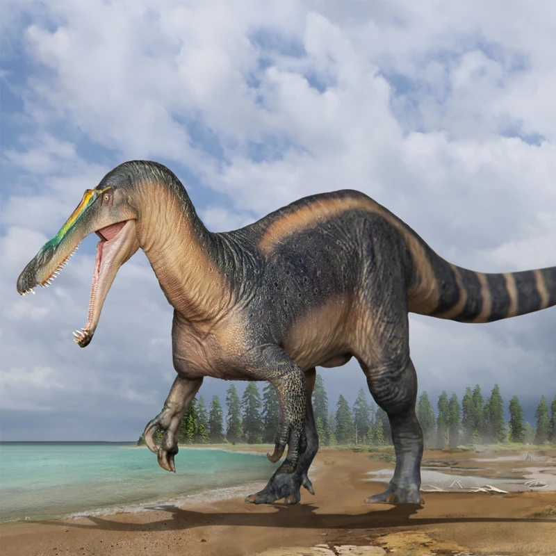 

Новый Suchomimus Tabo Dinosaur King Growth Companion, имитационная модель 67, игрушка, ручной настольный орнамент, коллекция, праздничные подарки