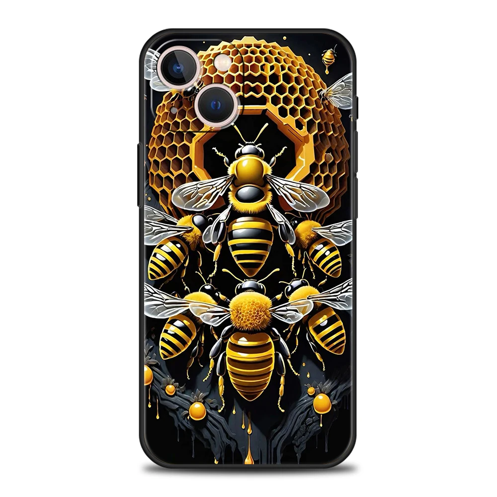 Bugs bees scientific decomposition Phone Case Cover for iPhone 16 15 14 13 12 Pro Max 11 Pro Max 7 8 Plus XS XR Soft TPU Shell