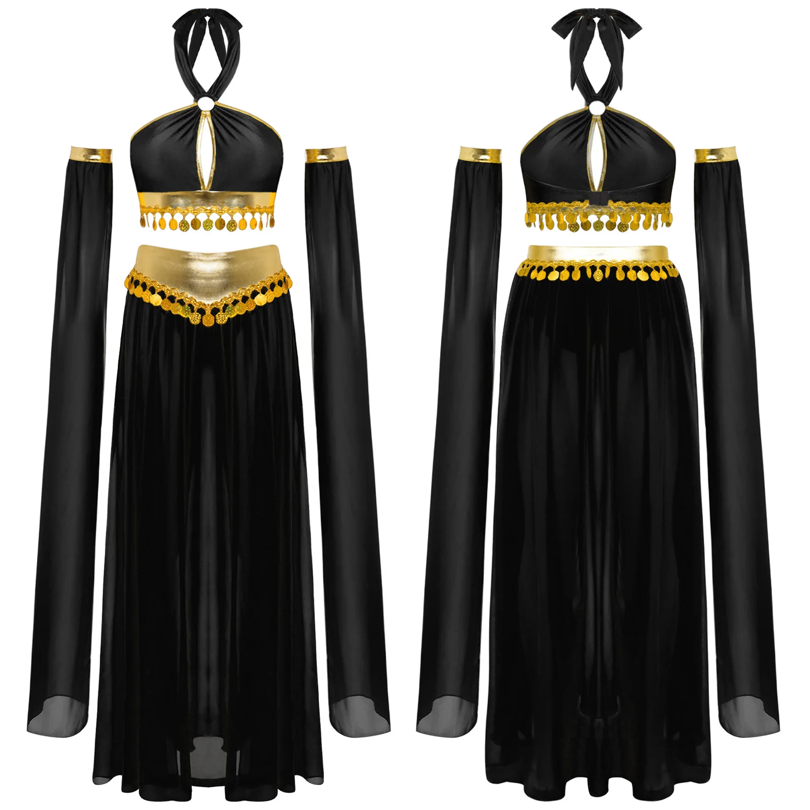 Women Bellydance Oriental Dance Costume Outfits Belly Ethnic Arabic Princess Cosplay Outfits Indian Dance Performance Clothes