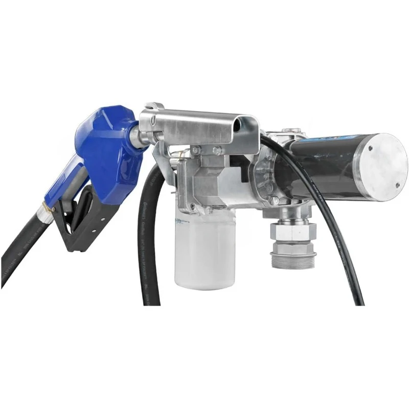 M-150 Series Fuel Transfer Pump, Automatic Shut-Off Nozzle with Filter Kit, 15 GPM, 12 Volt (110612-03)