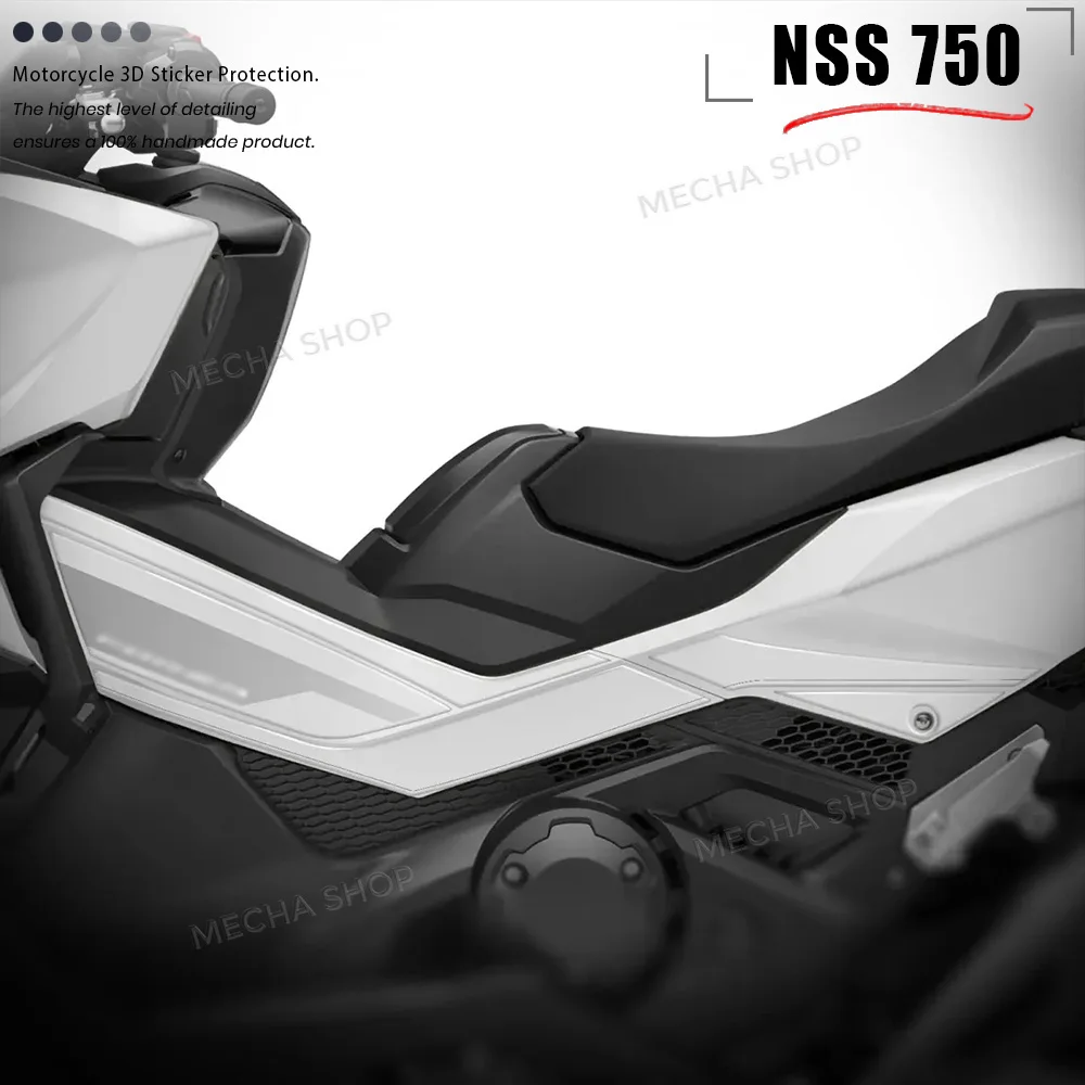 For NSS 750 NSS750 2025 Fairing Sticker Motorcycle Tunnel Protector 3D Resin Decal Tank Pad