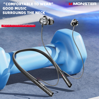 Monster AIRMARS SG03PRO Gaming Wireless Headphones Bluetooth 5.3 Heavy Bass Music Sport Neckband Headset HD Call Stereo Earphone
