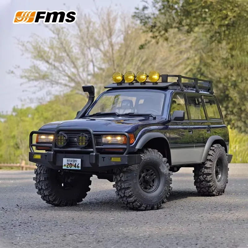 FMS Toyota LC80proV2 FCX10 1:10 Scale Remote Control Off-Road Vehicle Model with High And Low Speeds Simulation Climbing Car Toy