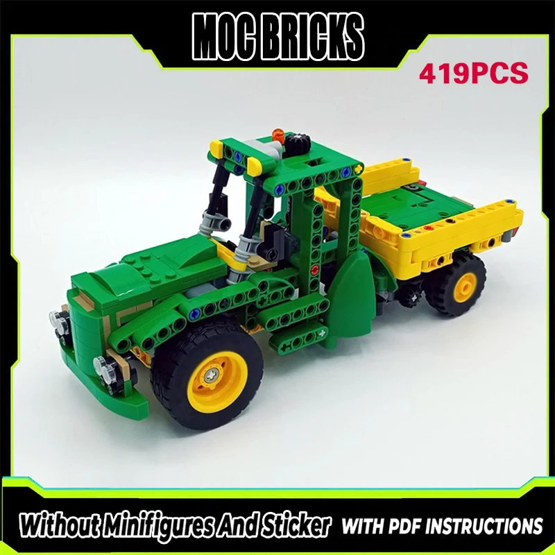 

Конструктор MOC: Модель городского автомобиля, классический винтажный самосвал, модульные технологичные блоки, подарки, праздничный набор для сборки, детские игрушки