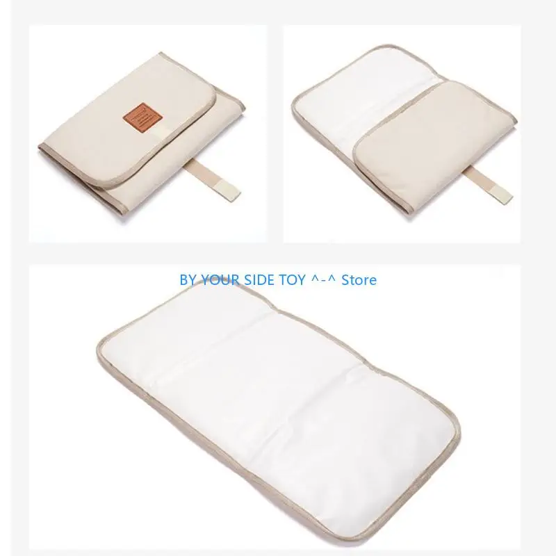 طوي حفاضات الطفل تغيير الوسادة مقاوم للماء الوليد سجادة لتغيير الحفاض السفر المحمولة تغيير حفاضات ورقة U6XE