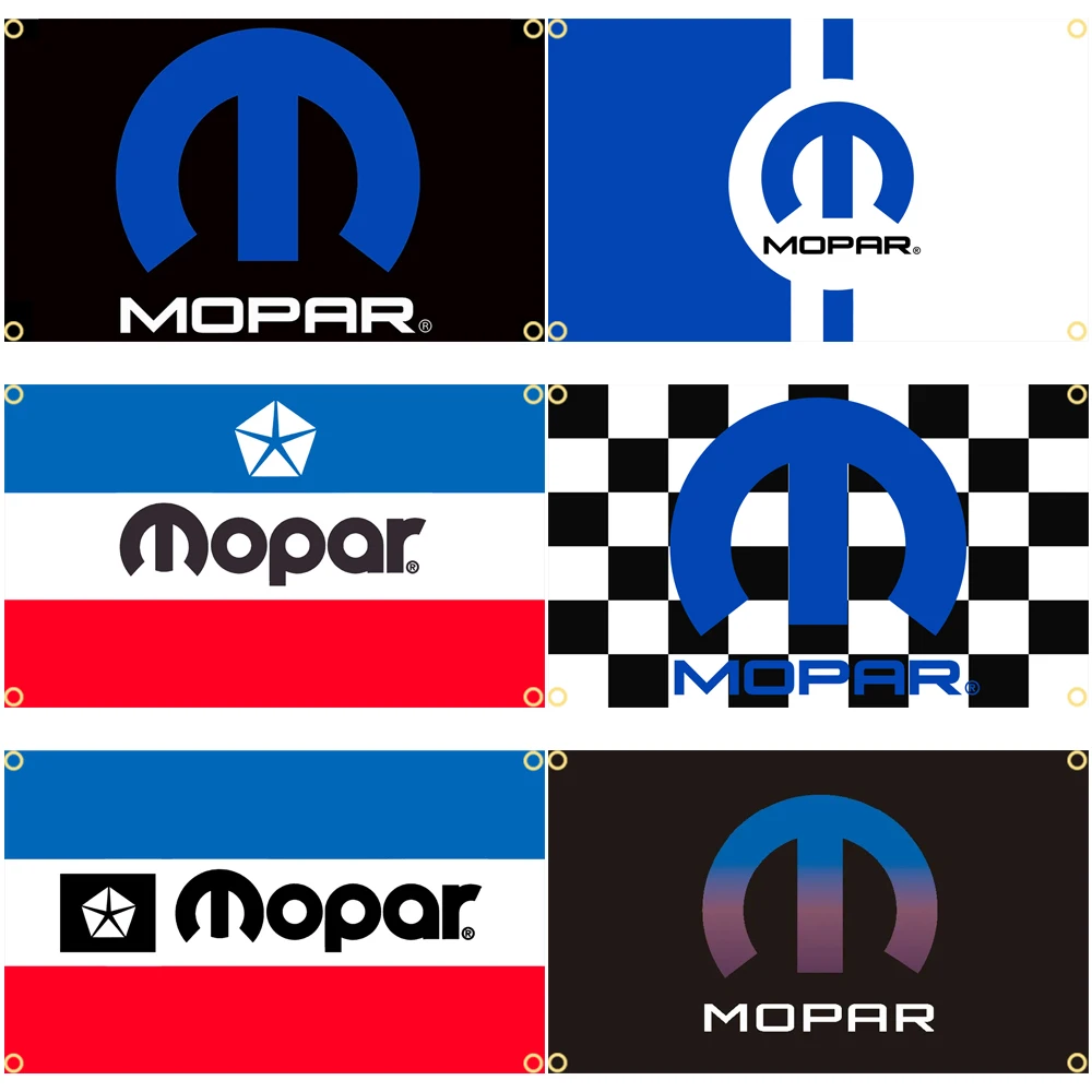 3x5 Ft Mopars  Flag Polyester Digital Printed Car Banner For Decoration