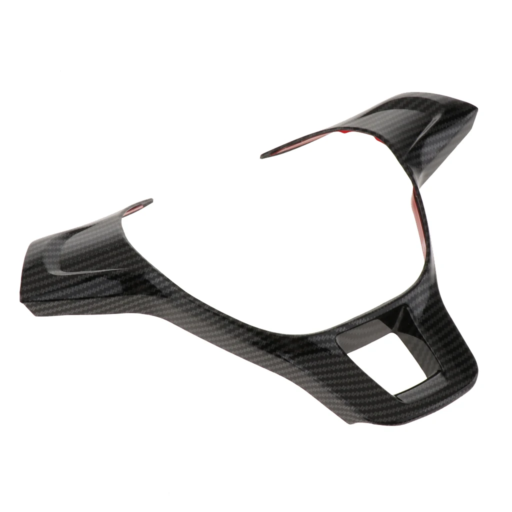 Inner Steering Wheel Sequins Cover Trim Sticker ABS Luxury Frame Upgrade for Golf Mk6 2014 2015 Interior