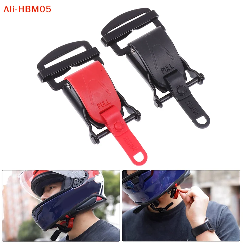 (HB05)Safety Helmet Buckle Lock Quick Release For Racing Car Motorbike Bike Helmet Helmet Strap Clip Fast Buckles
