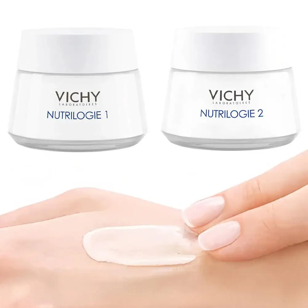 ﻿   Vichy Nutritional Cream Radiance Melembabkan Menutrisi Secara Mendalam Tahan Lama 50ML Menghidrasi Untuk Kulit Kering Perawatan Wajah Perbaikan Kulit