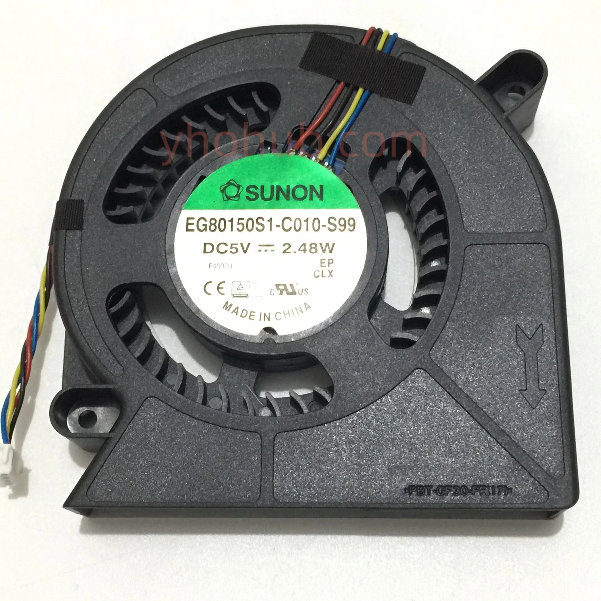 

SUNON EG80150S1-C010-S99 DC 5V 2.48W 4-wire Server Cooling Fan