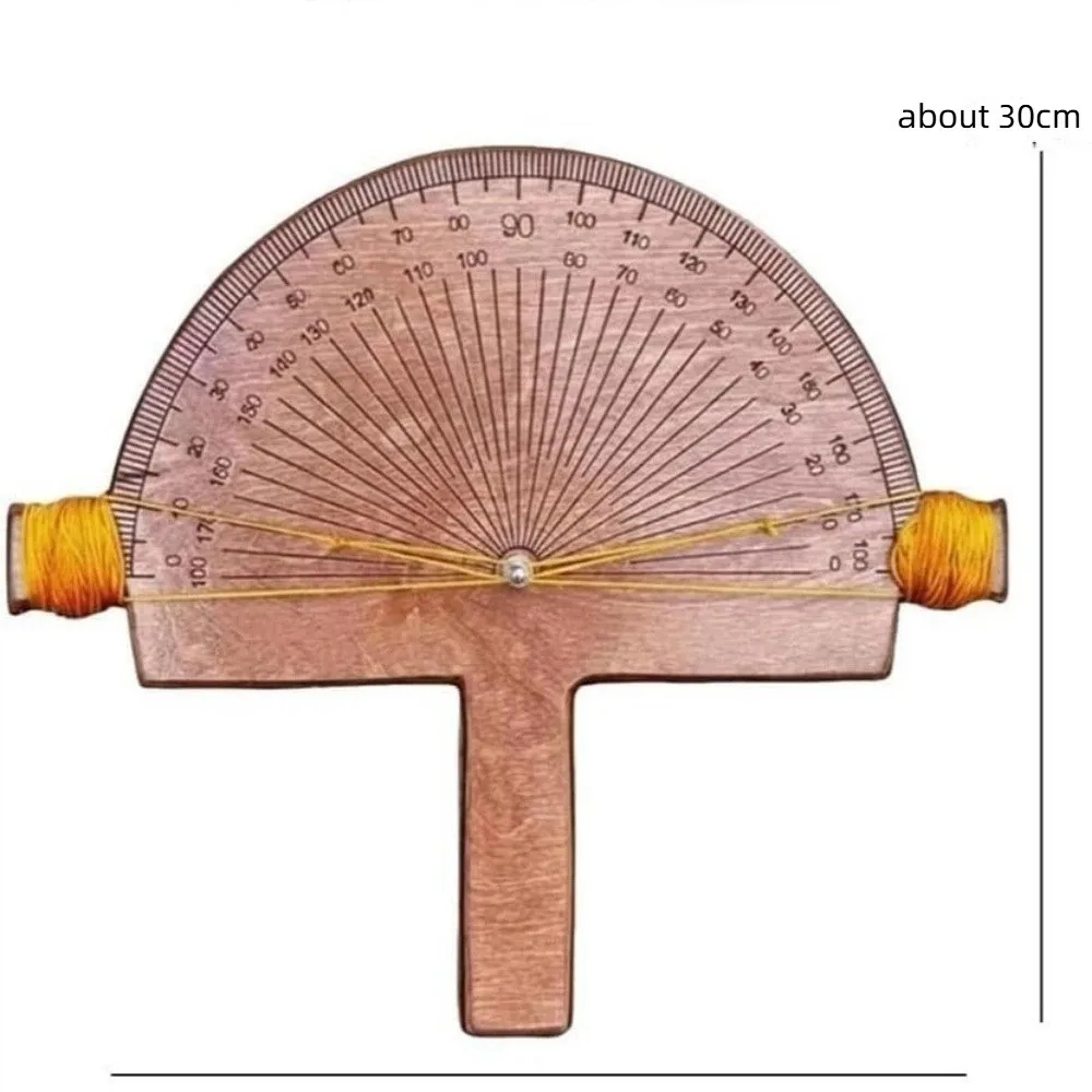 Handcrafted Precision Angle Finder Accurate Measurement Laser-Engraved Angle Detector Wooden Angle Finder Tool