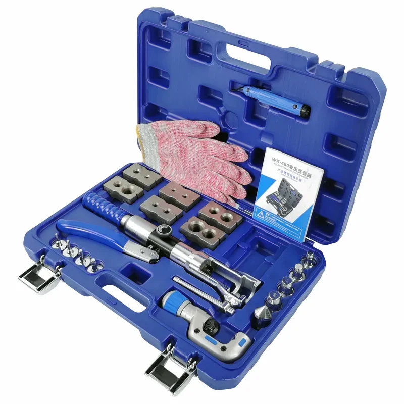 WK 400 Hydraulic Tube Expander for Copper Pipe Dual Function Flaring Tool Horn Cup Type Integrated Refrigeration Equipment
