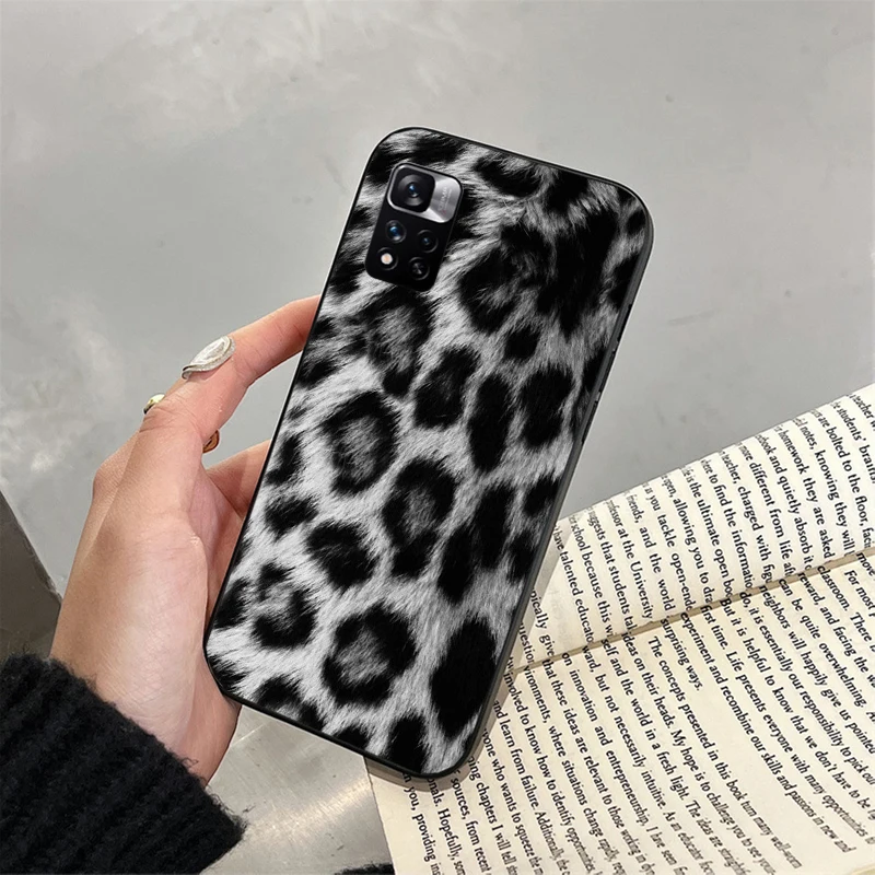 Leopard Phone Case For Xiaomi Redmi note 13 12 Pro 11S 11 10 Pro 10S 12S Redmi 10 9C 13C