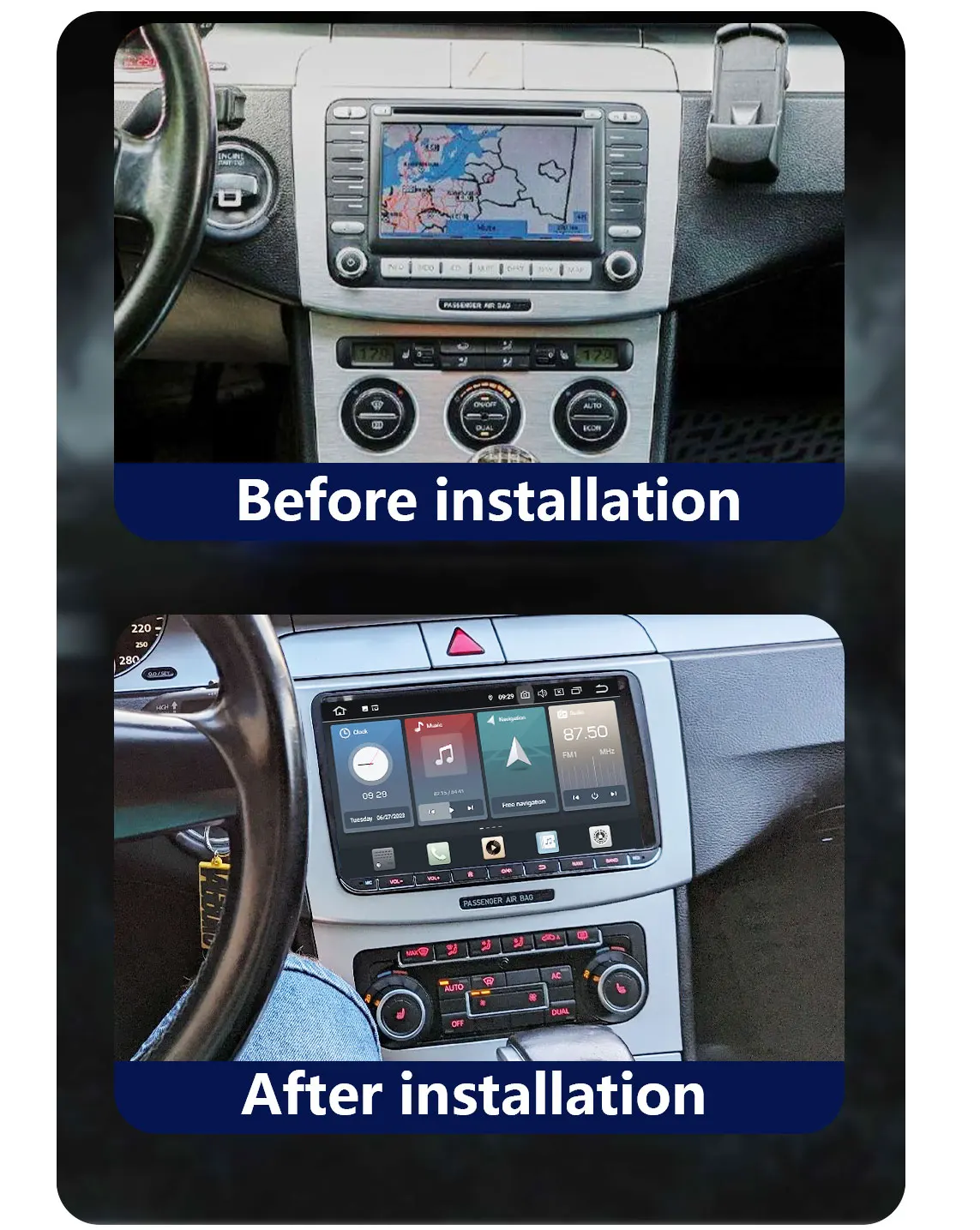 CHSTEK Headunit Navi For VW Golf Passat Touran Polo Beetle Skoda Superb Seat Altea Camera Handsfree Autoradio 4G GPS WIFI BT5 FM