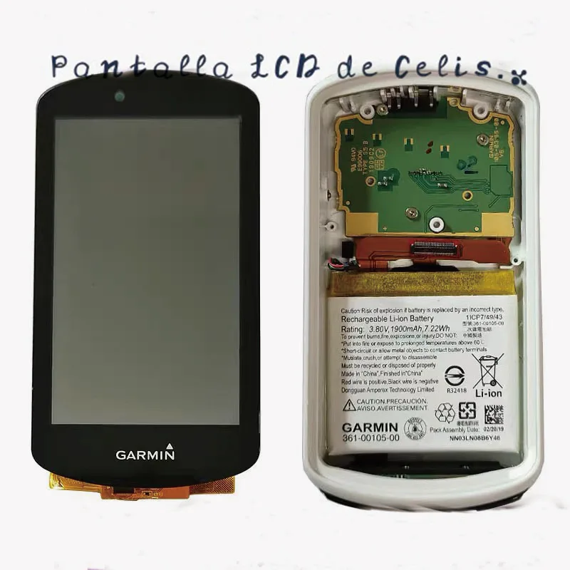 

Original LCD Screen For Garmin Edge 1030 with Digitizer Full Assembly