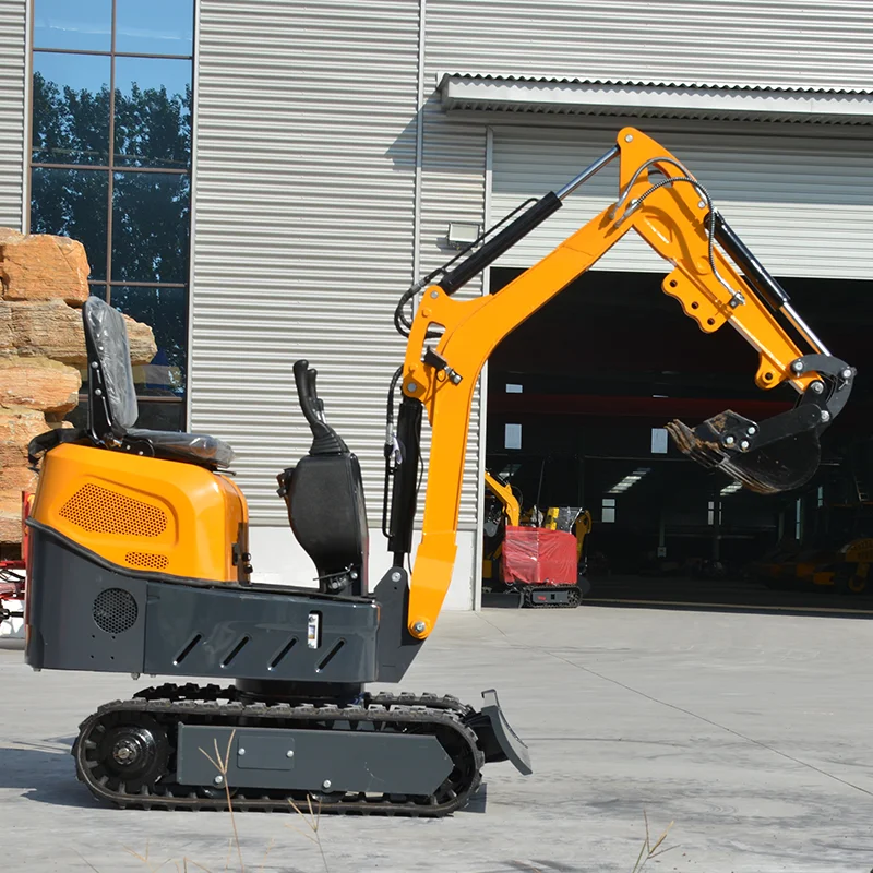 รถขุดขนาดเล็กคุณภาพสูง ผลิตในจีน สำหรับงานฟาร์ม สวนผลไม้ งานก่อสร้าง และจัดสวน