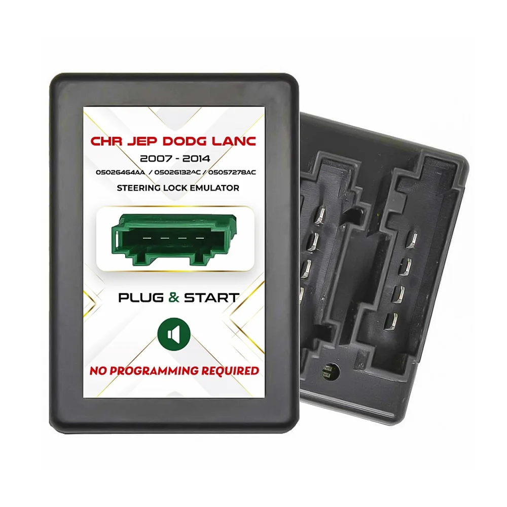 2 Pcs Auto ESL Electronic Steering Lock Emulator Simulator With Lock Sound No Programming Require For Chrysler Jeep Dodge Lancia