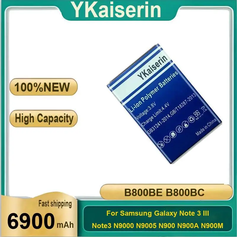 

Аккумулятор мобильного телефона B800BE B800BC 6900 мАч для Samsung Galaxy Note 3 Iii Note3 N9000 N9005 N900 N900A N900M