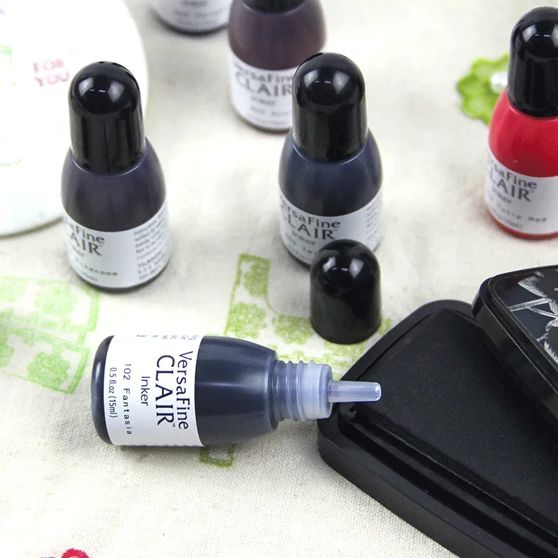VFC Ink Stamp Craft Supplies Quick Drying Tsukineko VersaFine CLAIR Printing Pad Supplement Liquid Super High Fine Printing Pad