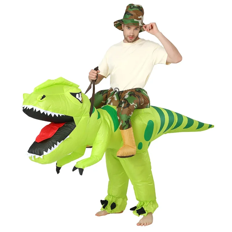 Inflatable Costume for Adults Funny Inflatable Adult  Dino Costume Inflatable Dino Costume Carnival Party Costume Men Women