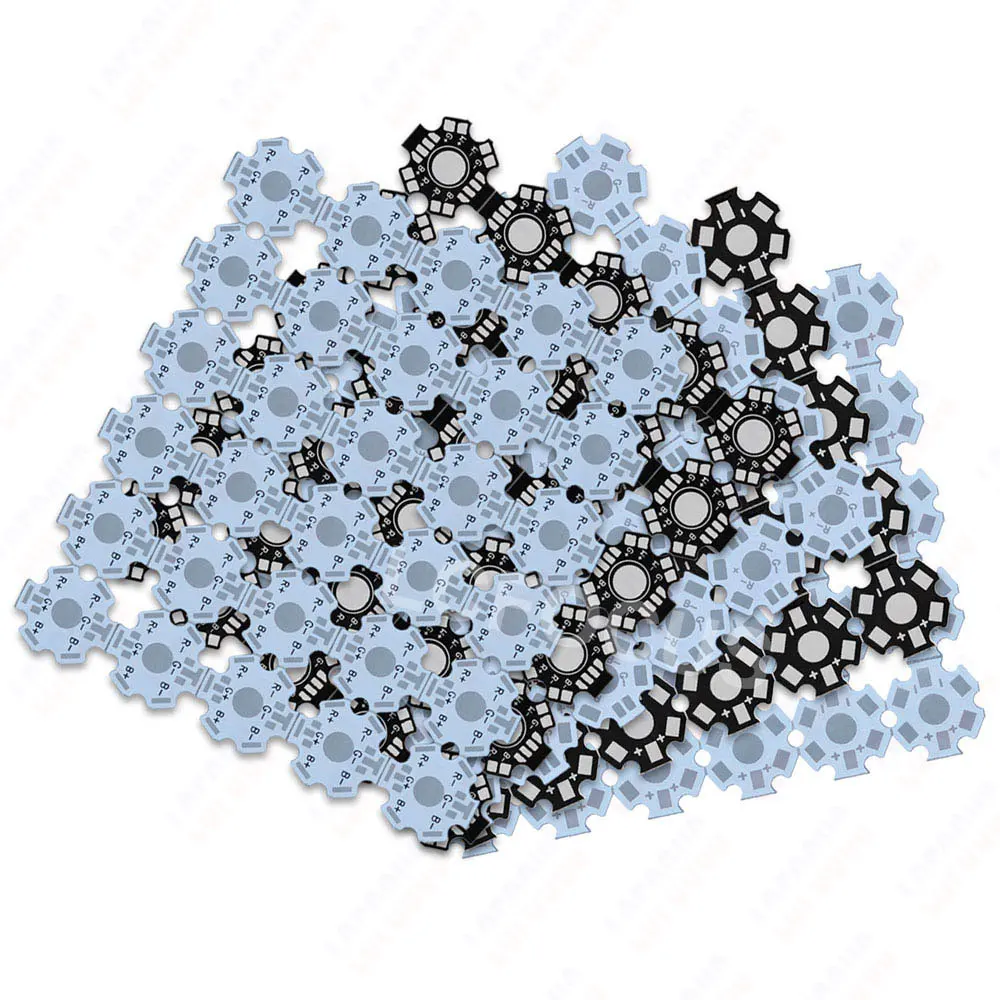 1W 3W 5W LED Heat Sink Aluminum Base Plate PCB Board Substrate 20mm Star RGB RGBW DIY Cooling System For 1 3 5 W Watt SMD COB