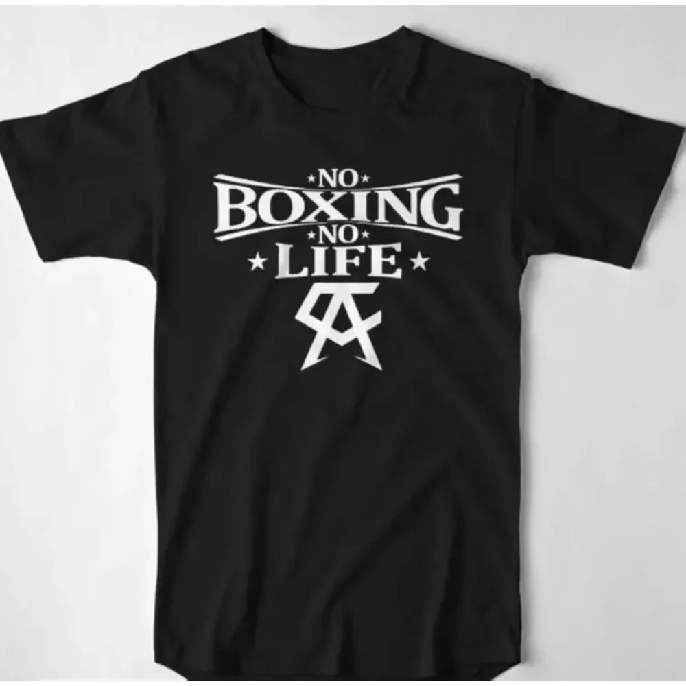 2024 New Cotton Canelo No Boxing No Life Kickboxing Inspired Muay Thai Boxing T-Shirt Cotton O-Neck Short Sleeve Men's T Shirt