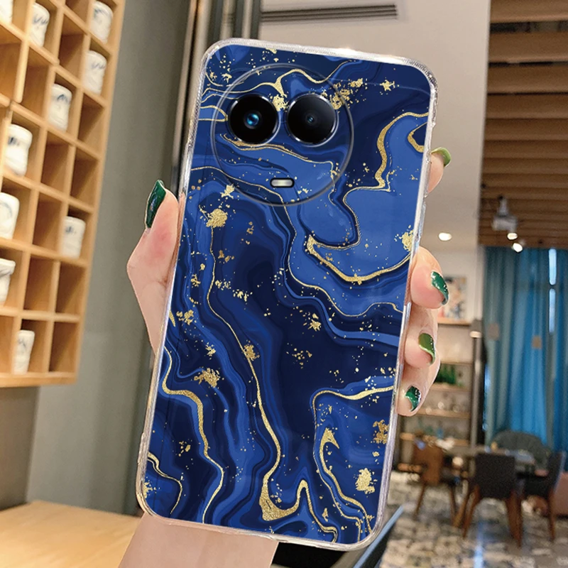 Realme 9 10 Pro Plus 11x12 12 12x13 13 13 Pro 5G Pirme 60x C35 C55 C65 C67 GT Neo2 GT Master Silvery Clear 휴대폰 케이스