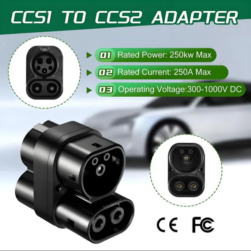 테슬라 사이버트럭 모델 3/X/Y용 충전 어댑터 250A NACS TO CCS1 NACS TO CCS2 CCS2 TO CCS1 CCS2 TO NACS 썸네일 7