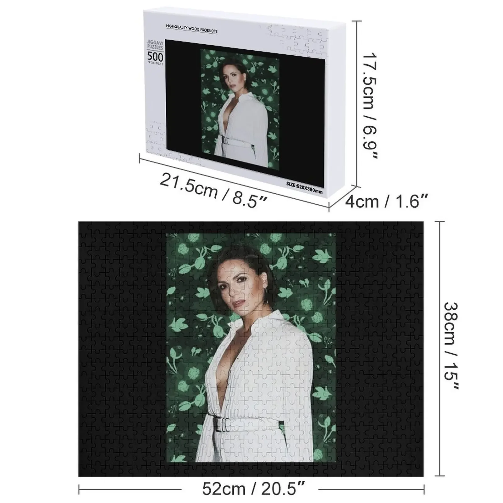 レトロなラナ・パリラ愛好家へのギフト ジグソーパズル 木製 大人向け カスタム写真入り パーソナライズされた写真入りパズル