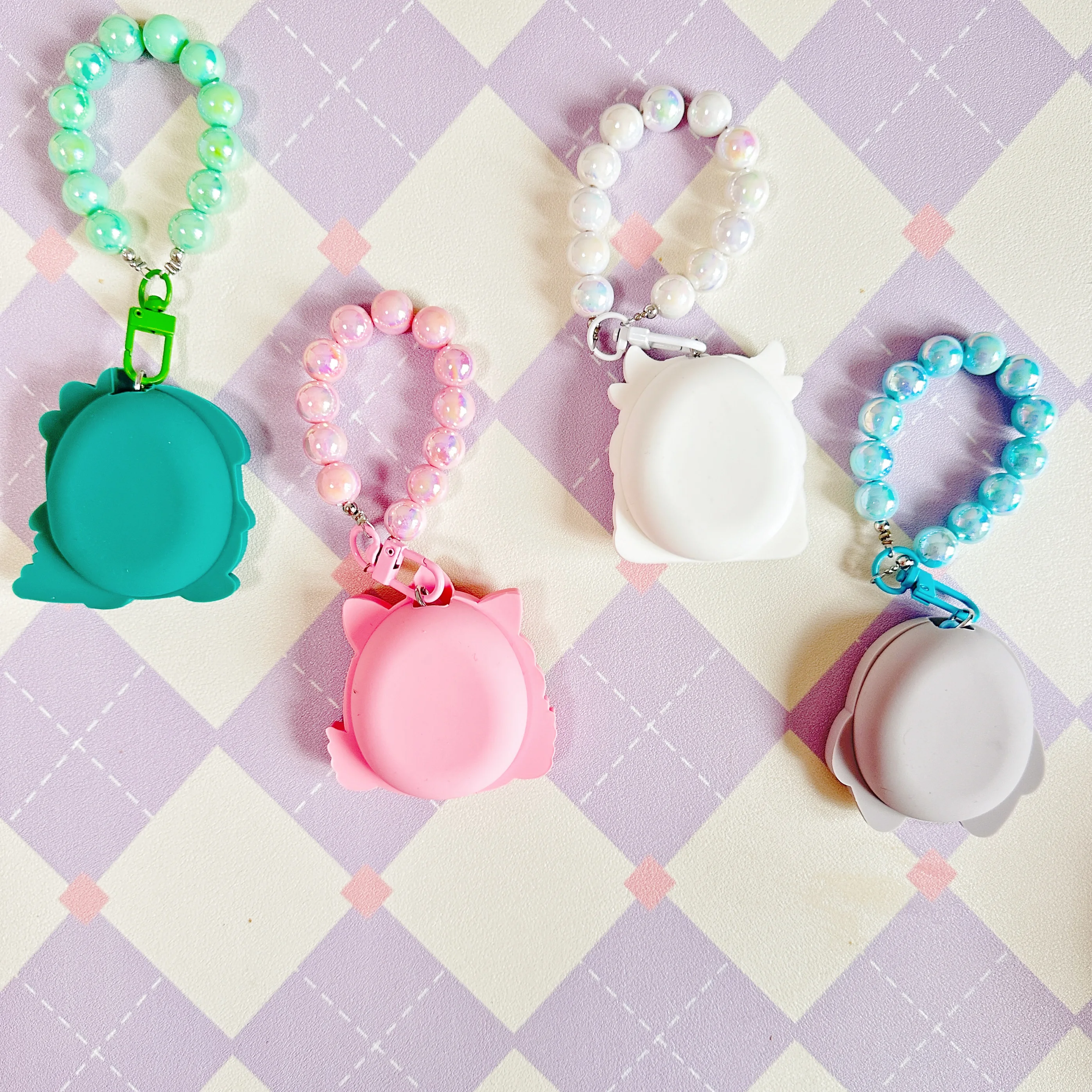 Tamagotchi Uni Angel schattig siliconen hoesje beschermhoes zacht veelkleurig stofplug voor Kawaii speelgoed elektronisch huisdier