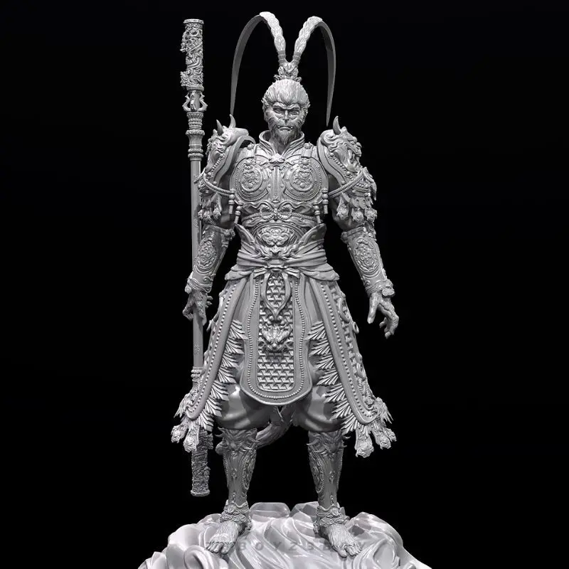 50mm 75mm 95mm Great Sage Equalling Heaven Wukong Resin Soldier Assembly Model DIY Sef-coloring Figurines