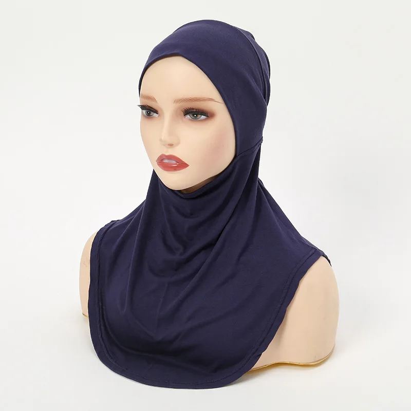 Underscarf Hijab Neck Cover donne musulmane velo Hijab sciarpa turbante cappello musulmano cofano berretto interno Ninja foulard Bone Headwear Wrap