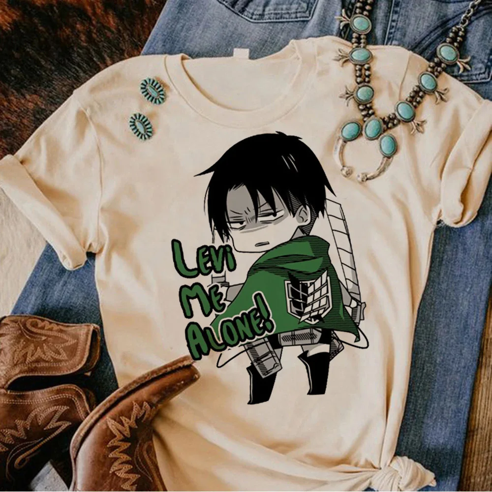 Attack on Titan t-shirt female kawaii graphic anime University Psychedelic Y2k t-shirt Graphic anime Pop Culture Comfortable